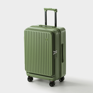 罗恩Ronoen侧开盖行李箱女大容量24寸万向轮拉杆箱男商务出差登机箱20寸密码箱可扩展29寸旅行箱托运皮箱包