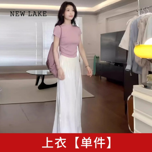 NEW LAKE梨形身材穿搭夏装搭配一整套连衣裙子女2024新款今年流行漂亮套装