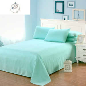 舒适主义床单单件双人学生宿舍床单1.8米纯色床单被单单人床1.5/1.6/2.3米