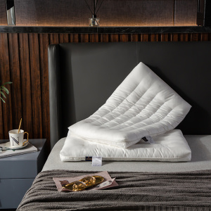 婵思 全棉护颈低矮扁枕芯