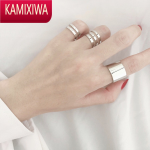 KAMIXIWA(3件套)戒指女ins潮个性时尚小指尾指戒食指戒网红百搭气质配饰
