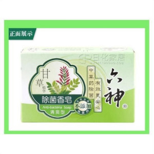 六神香皂甘草艾叶清凉留香型125g/块