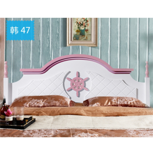 定制床头板韩式田园简约现代白色烤漆韵美舞灵双人地中海软包床头