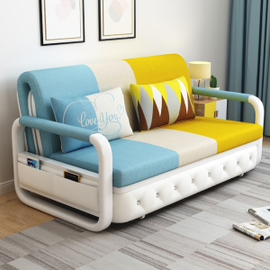 定制可折叠沙发床两用小户型书房阳台曼莎佳人多功能单人双人卧室折叠床伸缩床