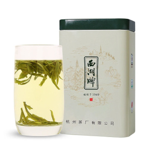 新茶上市牌茶叶雨前浓香龙井茶罐装绿茶春茶杭州茶厂