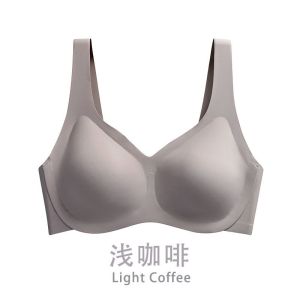 宽肩带乳胶内衣女无钢圈小胸聚拢收副乳文胸罩