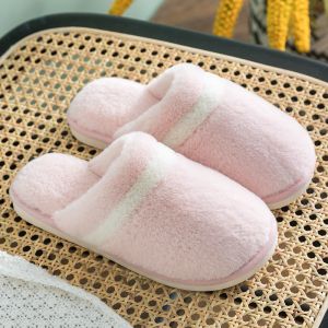 拖鞋女室内家用防滑拖鞋男秋冬厚底可爱保暖家居毛拖居家