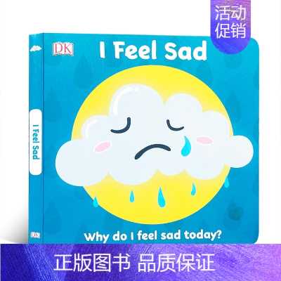 [正版]DK First Emotions Why Do I Feel Sad Today 我很伤心 在雨云里我感到悲伤