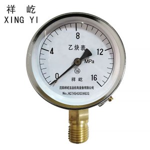 祥屹+乙炔压力表检测定制型+YY100+块