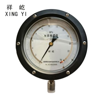 祥屹+耐震抗震精密压力表检测定制型+YBN150 0.4级+块