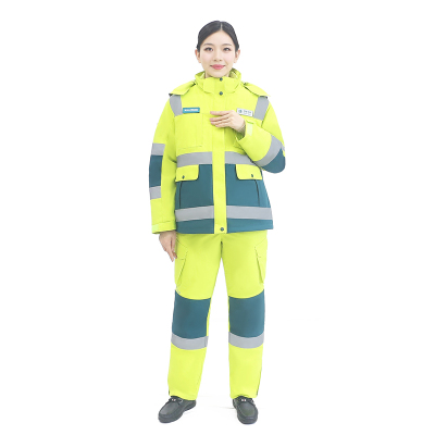 燕舞BD2FF2523203F2F应急救援冬季职业装(羽绒)150-175(计价单位:套)荧光绿色