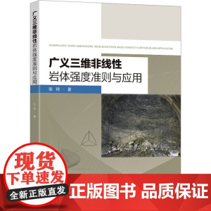 广义三维非线性岩体强度准则及应用 张琦 著 建筑/水利(新)专业科技 正版图书籍 东南大学出版社