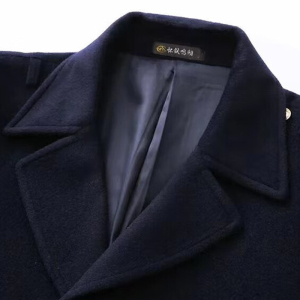 怀铁鸣朝呢子大衣HT-G022男装秋冬新款商务绅士保暖纯羊毛大衣外套男 个性定制 厂家直销