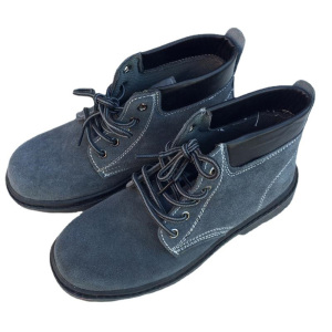 邦能之星劳保鞋高帮翻毛牛皮电焊工防烫钢包头防砸安全防护工作鞋S251126