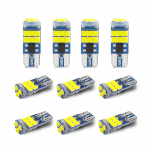 晗枫鸟 恒流W5W汽车led示宽灯t10 3030 15SMD 高亮解码牌照灯 阅读灯 个