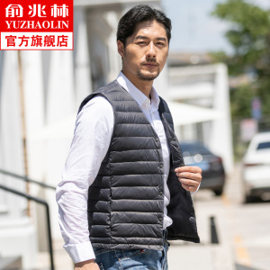 啄木鸟羽绒马甲男士2024冬季新款轻薄内穿贴身中青年背心保暖坎肩