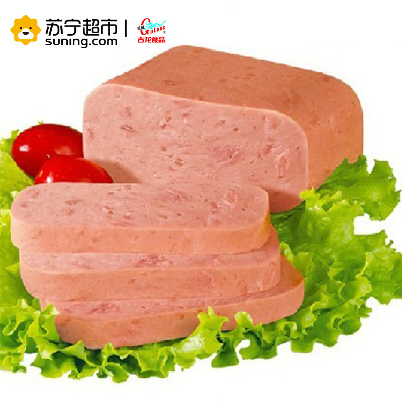 自营深圳仓 古龙午餐肉340g午餐肉/罐装常温保存方便速食罐头肉类罐头