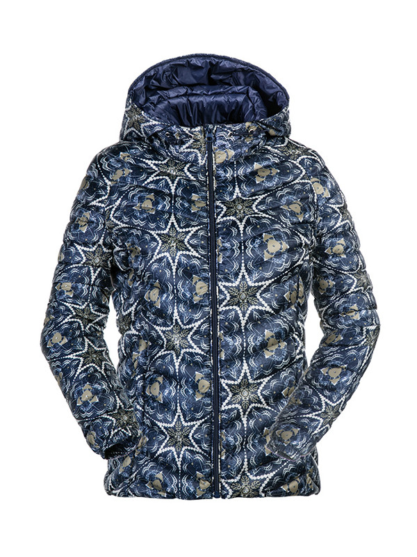 la proie/法国莱博瑞女装 冬款户外休闲女式超轻印花羽绒服cc1672060